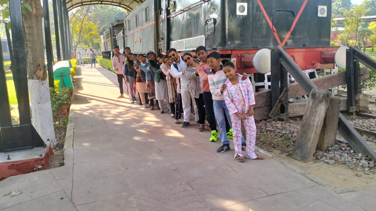 Students taking part in a Shikshadwar education programme activity