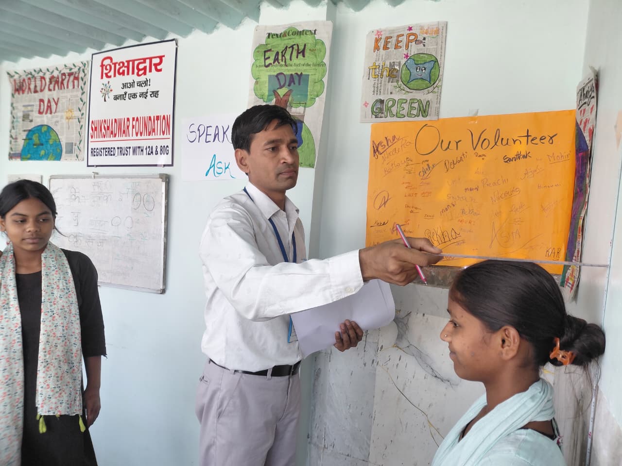 A Shikshadwar community healthcare awareness session in progress