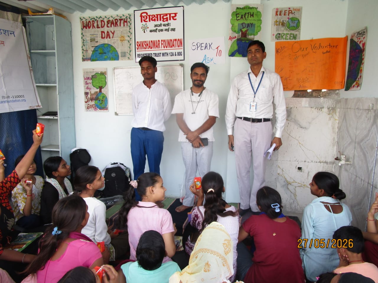 A Shikshadwar community healthcare awareness session in progress
