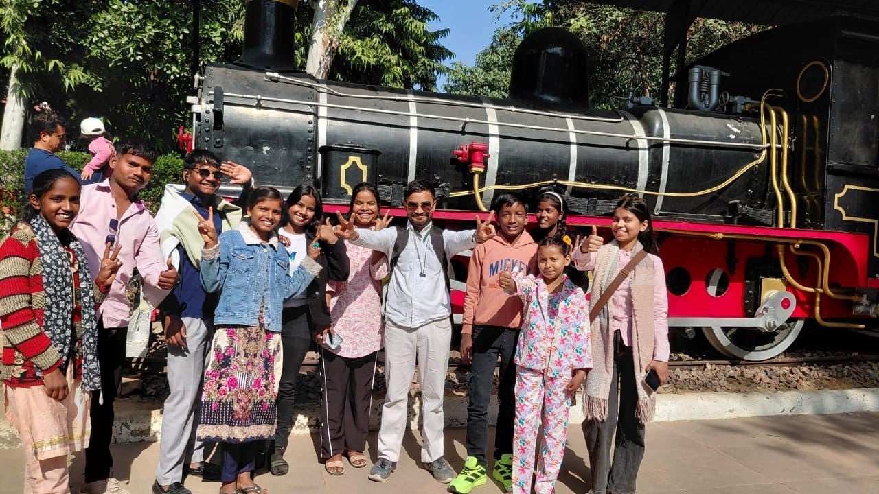 Young people taking part in a Shikshadwar youth empowerment session