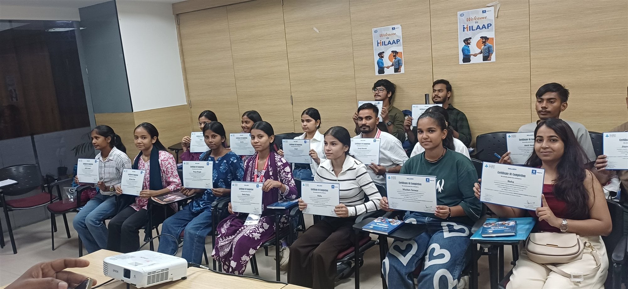 A Shikshadwar youth skilling and training session
