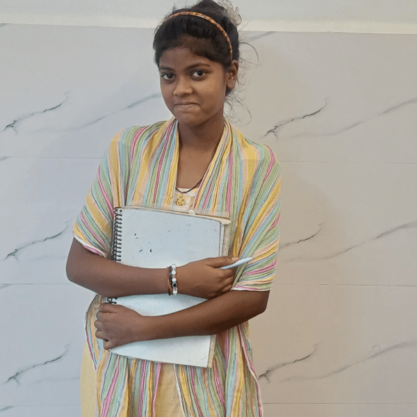 Rekha, a 15-year-old sponsorship candidate from Delhi
